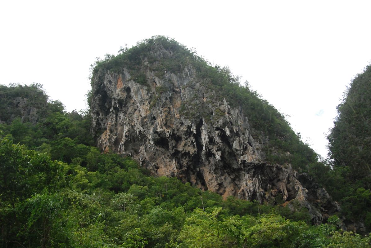 25 Cuba - Vinales Valley - Eroding Mogote Close Up